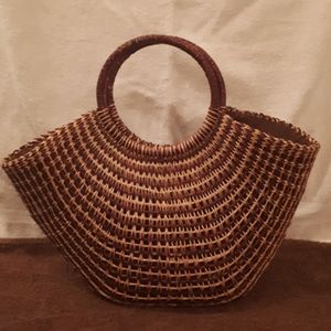 Large Wicker purse